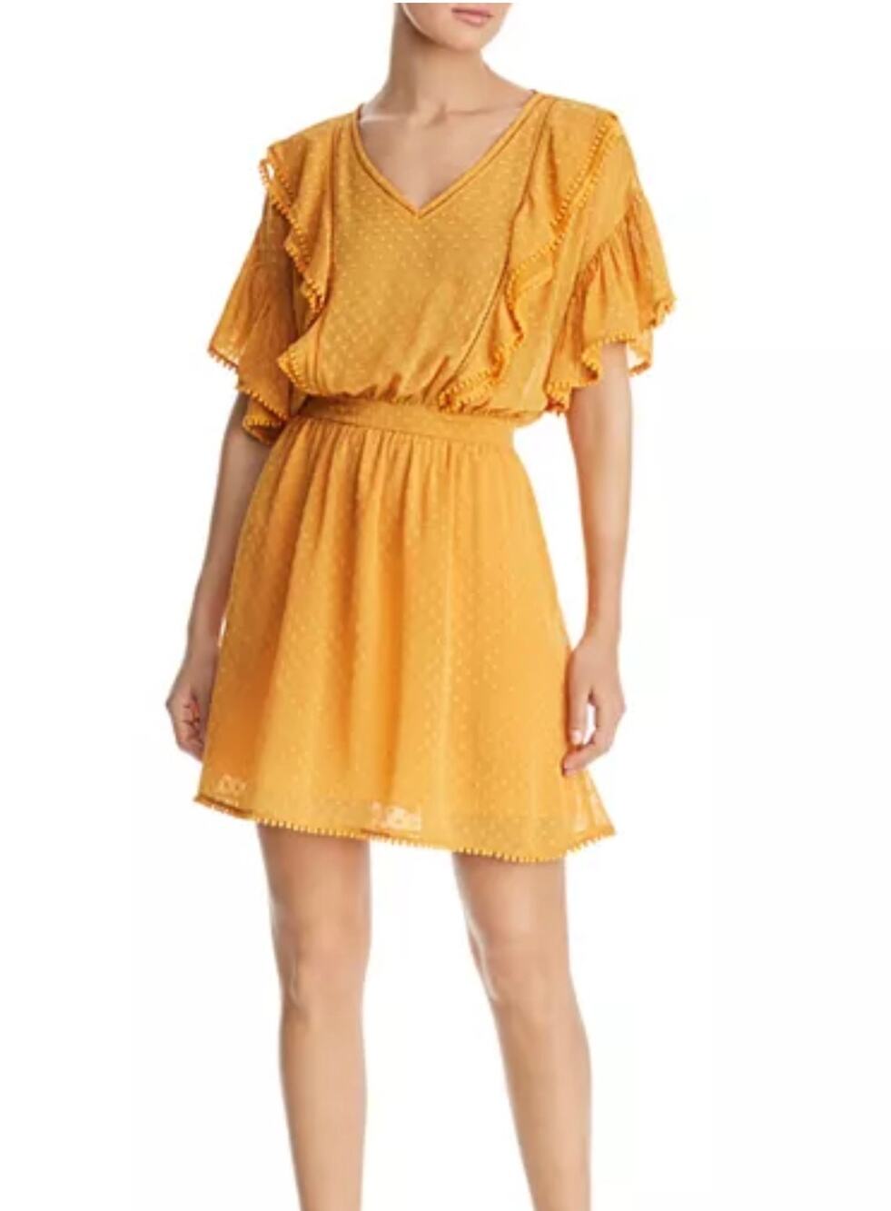 Scotch & Soda Ruffled Swiss Dot Dress S